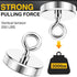 DIYMAG Neodymium Fishing Magnets - 200 lbs Pulling Force Rare Earth Magnet for Magnetic Fishing