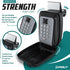 SUPERLIT Lock Box with RFID Blocker Pouch for Key Fob, Anti-Theft Device for Keyless Entry Protection for Car & Home
