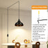 Dimmable Dimmer LG9925343 Lightess Black Pendant Lights with Plug in Cord and ON/Off Switch, Industrial Hanging Kitchen