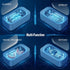 Thsdya Tec 3min/5min 350ml 304 Multifunctional Ultrasonic Jewelry Glass Cleaner - One-Touch Operation Eye Glasses