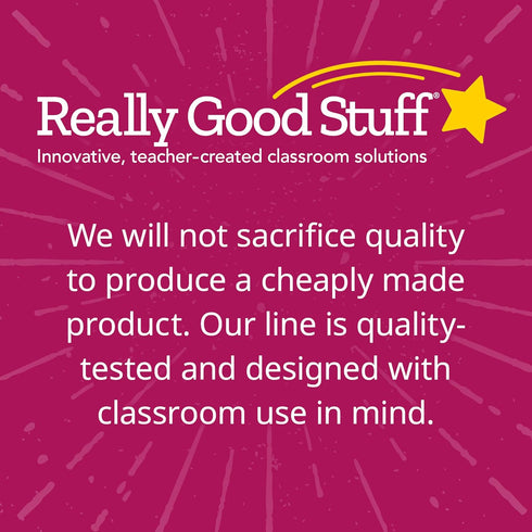 Really Good Stuff EZread Sound Box Mats and Chips - 18 Dry Erase Mats and 60 Chips for Teaching Sound Patterns