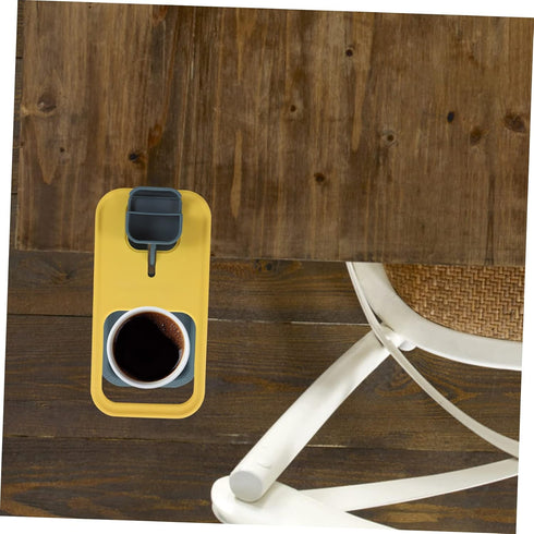 SOLUSTRE Desktop Cup Holder Clip Beverage Organizer for Office and Home Use Portable Table Side Cup Holder Hook Fits