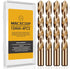 Metric 4Pcs M35 Cobalt Drill Bit Set, 13mm HSS Cobalt Jobber Bits for Hardened Metals and Plastics