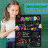 Personalized First Day and Last Day of School Sign, 13" x 16" Large Chalkboard Style Photo Prop - 2 Pcs
