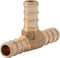 SharkBite 3/8 Inch Crimp Tee, Brass Plumbing Fitting for PEX Pipe, PE-RT, UC360LFA