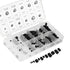 NEIKO 50484A Internal Hex Allen Set Screw Assortment Kit, 200-Piece Set, Coarse and Fine Thread