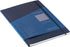 Fabriano Ecoqua Plus Hidden Spiral-Bound Notebook, A4, Lined, 8.3" x 11.7", Navy