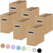 Oterri Small File Organizer, Collapsible Cardboard File Box for Letter Size, Portable with Handle