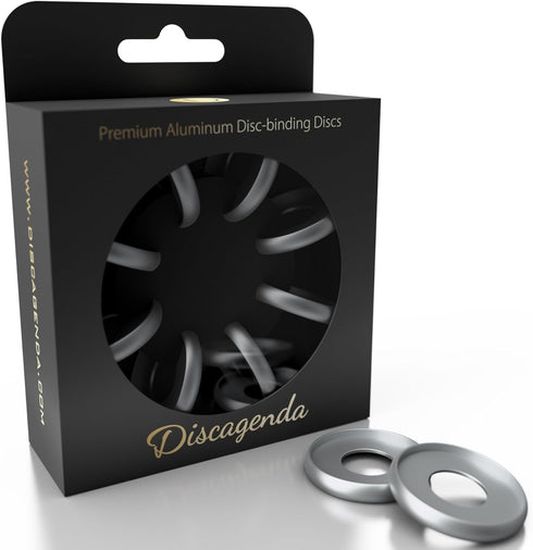 Discagenda Discbound Discs (Silver, 8 Piece, 1.3in)