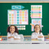 Set Pastel Crayon Calendar Bulletin Board Pastel Crayon Classroom Cutouts Decoration with Seasons Festival Weather Days