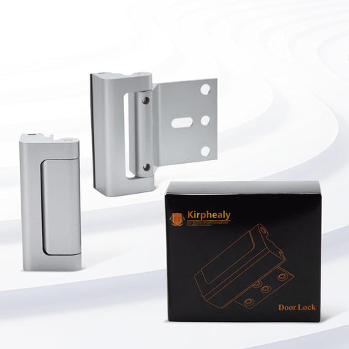 Kirphealy 2 Pack 800lbs Home Security Door Lock, Door Reinforcement Locks for Front Door, Upgraded Door Latch