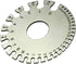 RIVERWELD Round Cable Thread Sheet, Stainless Steel Wire Gage Welding Gauge for Measuring Thickness and Hardware