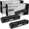 LD Products Compatible Toner Cartridge for HP 201X CF400X - High Yield Black, 2-Pack