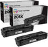 LD Products Compatible Toner Cartridge for HP 201X CF400X - High Yield Black, 2-Pack