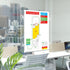 8.5 11, HIIMIEI Acrylic Window Sign Holder with Suction Cup X Clear Acrylic Frames Glass Door Wall Mount Advertising