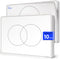 SCRIBBLEDO Venn Diagram Chart Math Practice, 9”x12” Small White Board Dry Erase Sheets for Classroom Pack 10 Sheets