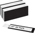 Realth C Channel Magnetic Label Holders 50 Pack, 1'' x 4'' with Paper Inserts for File Cabinet Labels