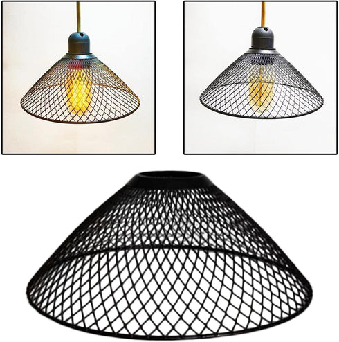 KiBcsLic 20cmx9cm Industrial Enamel Pendant Lamp Shade Green DIY Decorative Fine Craftsmanship for Table Lamp Wall Lamp