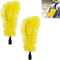 2 PCS Gutter Cleaning Brush, Roofing Tool for Rain Gutter Guard Cleaner, Interface Diameter 0.87 Inch