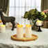 Homemory Outdoor Waterproof Flameless Candles - 6"x3" LED Candles with Remote and Timers, Set of 2 Ivory White