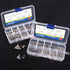 Glarks 560Pcs M2 M3 Phillips Pan Head Stainless Steel Screws Bolts Nuts Lock and Flat Washers Assortment Kit