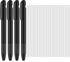Round 3.8 mm Pen Style Eraser with Refill, Mechanical Retractable Eraser for Artists and Students (4 Packs)