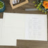 Two-Pocket Folders, White Glossy Laminated Paper Folder, Letter Size, Holds 100 Sheets, Box of 50