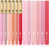 Mr. Pen Aesthetic Highlighters and Pens, 12 Pack, No Bleed Shades of Pink, Black Ink Bible Highlighters, Highlighter