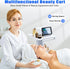 HIPUDNLM Cart,3 4 Esthetician Tier Beauty Rolling Cart with Universal Wheels,Salon Spa Rolling Trolley Stand for Beauty