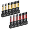 Impact Hex Head Allen Wrench Drill Bit Set, 24PCS, 2-inch (Metric &