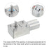 MECCANIXITY DC 6V 30RPM Turbo Worm Geared Motor 6mm D Shaft High Torque Gear Box Electric Motor