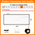 NNG 8x20ft Grommet, Clear Waterproof Tarps Heavy Duty Transparent Tarpaulins Clear Vinyl Tarps with Outdoor Transparent