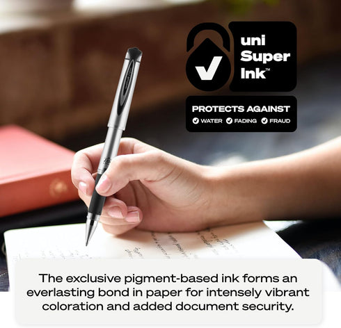 Uniball 207 Impact Gel Pens, Pack of 12, 1.0mm Bold Point Pens