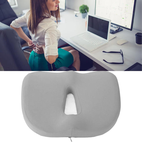 Nurnesy Memory Foam Seat Cushion Ideal for Office or Gardening Chair Promotes Beautiful Butt Breathable Hollow Design