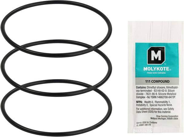 APEC Water Systems Set 3 Pcs 3.5" O.D. Replacement ORing for Reverse