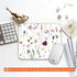 Square Mouse Pad, Beautiful Flowers Plants, Personalized Premium-Textured Custom Mouse Mat, Non-Slip Rubber Base