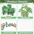 Greenery Classroom Bulletin Board Decorations - Potted Plant Set, Motivational Let’s Grow Green Leaves Cutouts for Wall