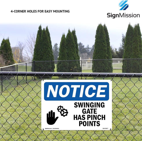 OSHA Notice Sign - Welding Supplies, Rigid Plastic Sign, Protect Your Business, Construction Site, Warehouse & Shop