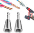 Wire Twister Tool for Drill, 2024 Upgrades Wire Nut Twister, 6MM Hex Shank Cable Wire Twisting Tool (2pcs)