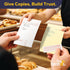3 250 FMP Brands Part Carbonless Guest Checks Pads, Perforated Server Note Pads Paper Total sheets for Waitress Book