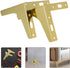 2pcs Set 13cm Operitacx Metal Furniture Legs Triangle Stable Sofa and Cabinet Feet Replacement Titanium Color