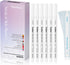 6 Pcs Professional Surgical Tip Skin Marker Pen, White Stencil Markers for Eyebrow, Tattoo Skin Marking, Individually
