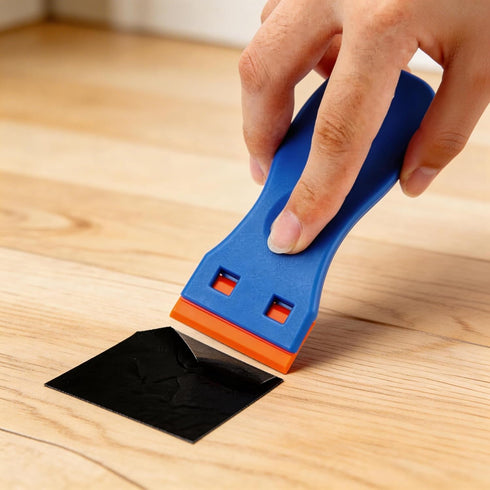 Karebeen 2 100 Pcs Razor Blade Scraper Tool with Pcs Blades, Plastic Window Glass Scraper, Adhesive Remover