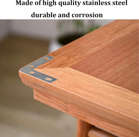 PDETVEO 15PCS (80x80mm) Flat L Brackets Corner Braces, Heavy Duty Steel Right Angle Support Plates for Furniture