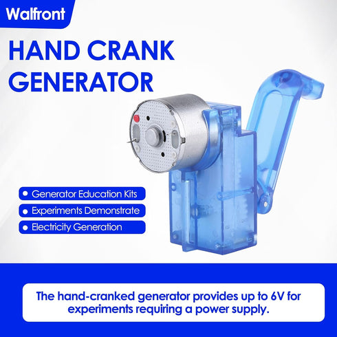 3V~6V Hand Crank Driven Electricity Generator Mechanical Emergency Power Education Kits Hand Crank Generator Hand