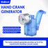 3V~6V Hand Crank Driven Electricity Generator Mechanical Emergency Power Education Kits Hand Crank Generator Hand