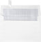 LUXPaper A9 Foil Lined Invitation Envelopes | Peel & Press | 5 3/4" x 8 3/4" | White w/Silver LUX Lining | 60lb. Text | 50 Qty by LUXPaper