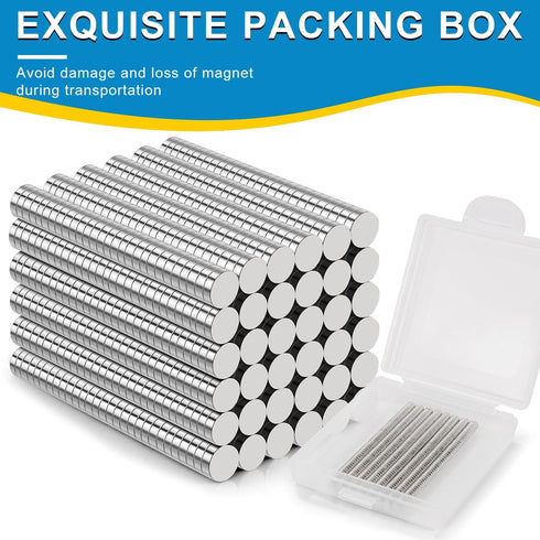Small Magnets, 2500 Pack Refrigerator Magnets 3x1mm Rare Earth Neodymium for Crafts, Whiteboard, Kitchen Cabinet