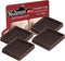 Yelanon Furniture Coasters, 4 Pcs 3” Non Slip Pads for Hardwood Floors, Anti Slide Floor Protector