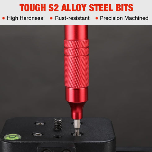 WORKPRO 24-in-1 Precision Screwdriver Set, Manual Pen Style Screwdriver with 24 Tough S2 Steel Bits